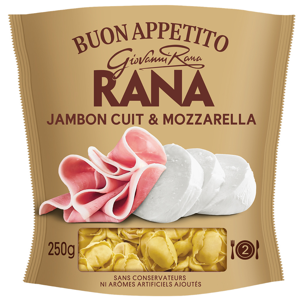 Pâtes fraîches farcies Jambon Cuit & Mozzarella
