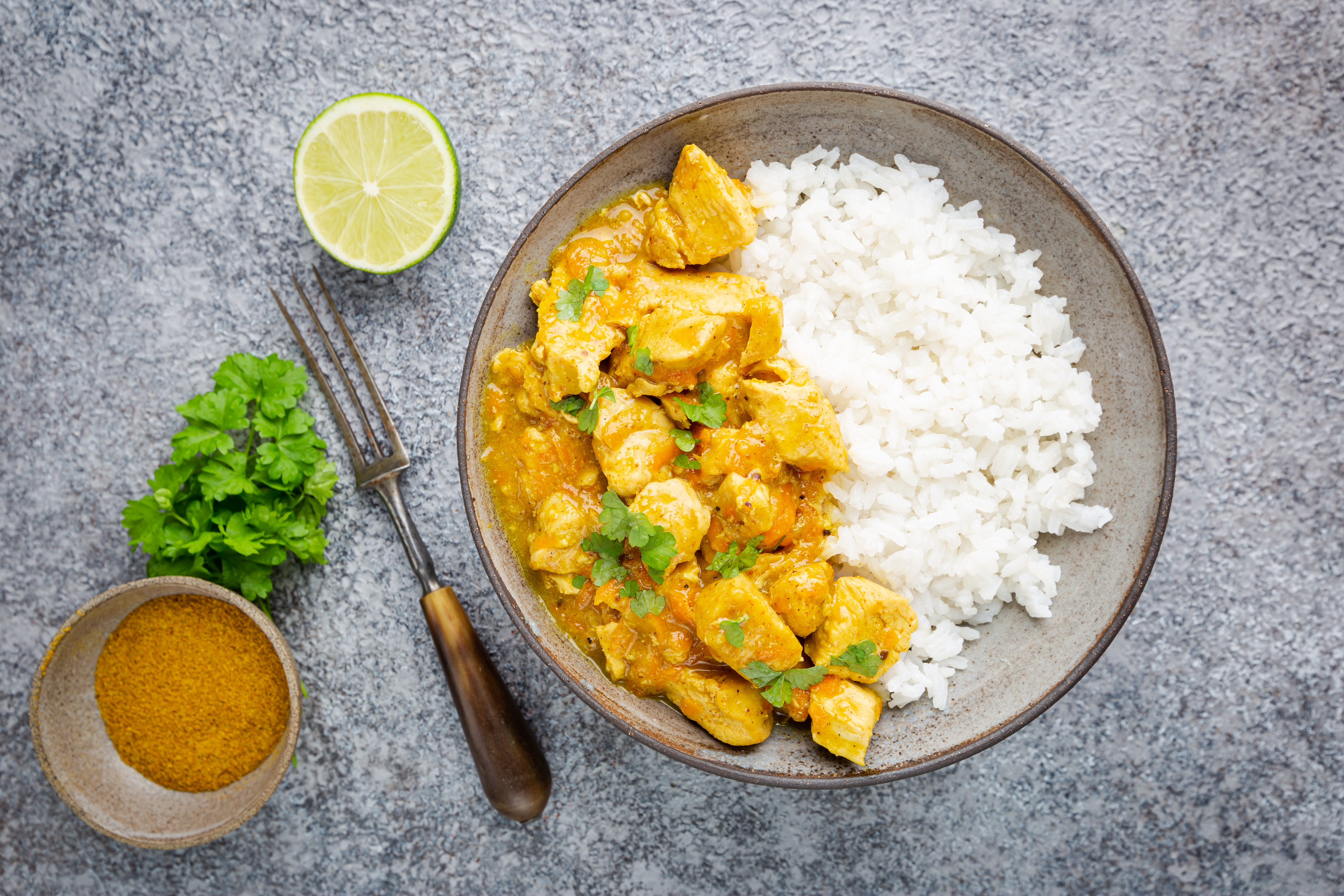 Riz Poulet Curry